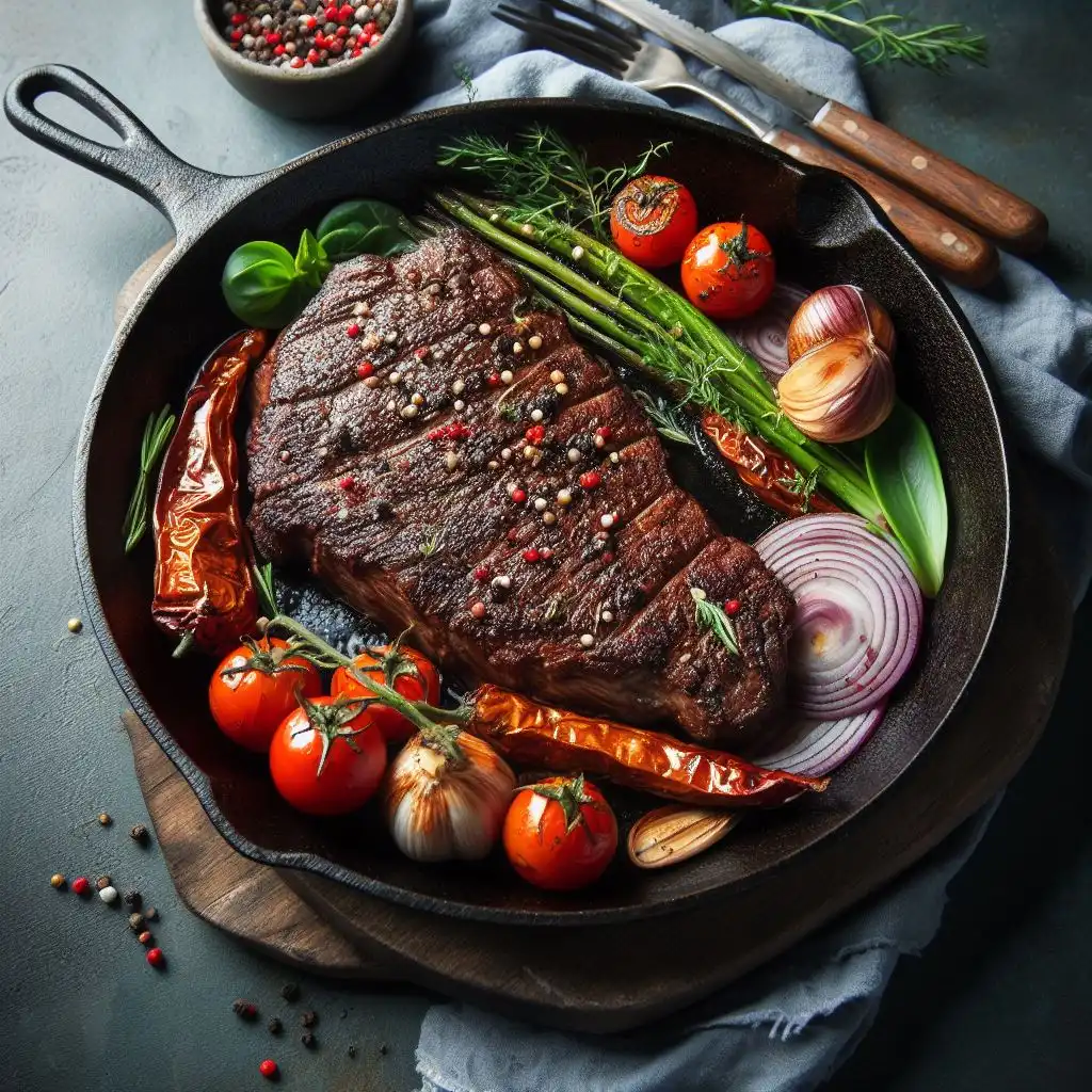 Cast Iron Flank Steak Recipe Perfectly Cooked Quick Recipees