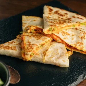 the image shows Corn Tortilla Quesadilla